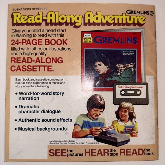 1984 GREMLINS Story & Photos Read Along Book 166DC - Picture 8 of 10